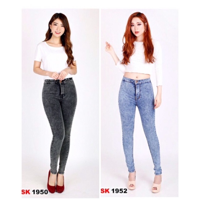 celana highwaist  jeans wanita jsk murah premium high waist