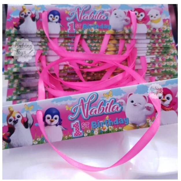 

Badanamu Label Kantong Snack Goodie Bag Birthday / Souvenir Ulang Tahun Hampers