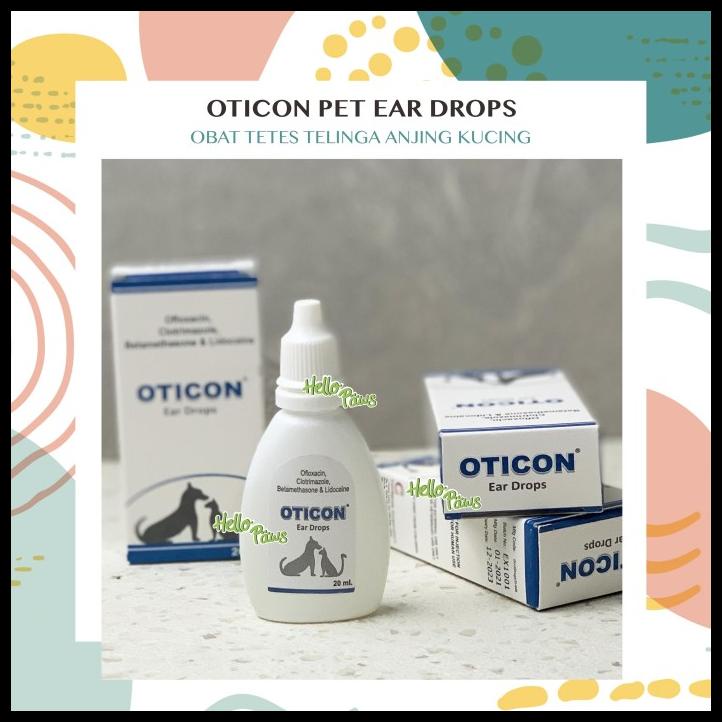 Oticon Pet Ear Drop - Obat Tetes Telinga Anjing Kucing Ear Mites Termurah