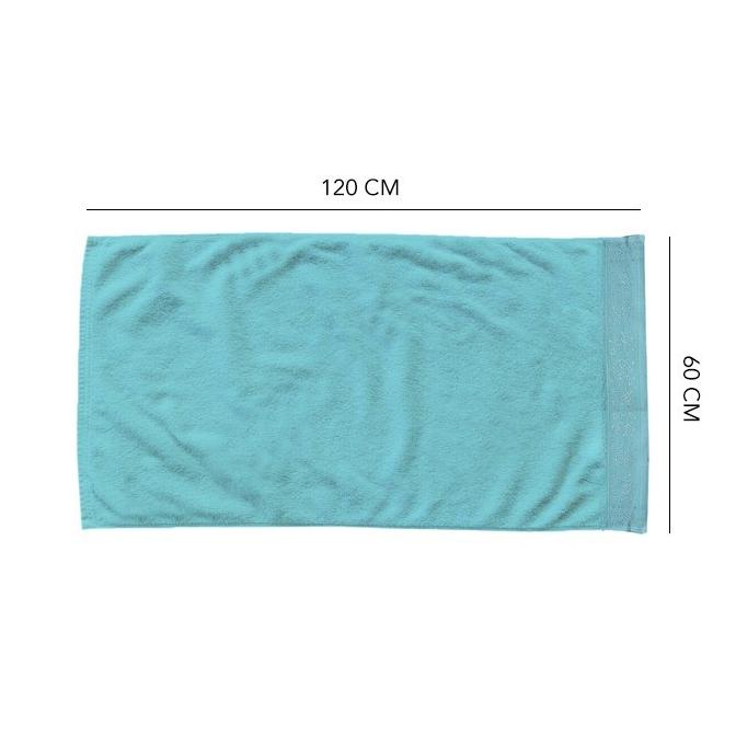 TERBARUU King Rabbit Bath Towel x Snow World - Handuk Mandi Uk 60x120 cm Toska TERBARU