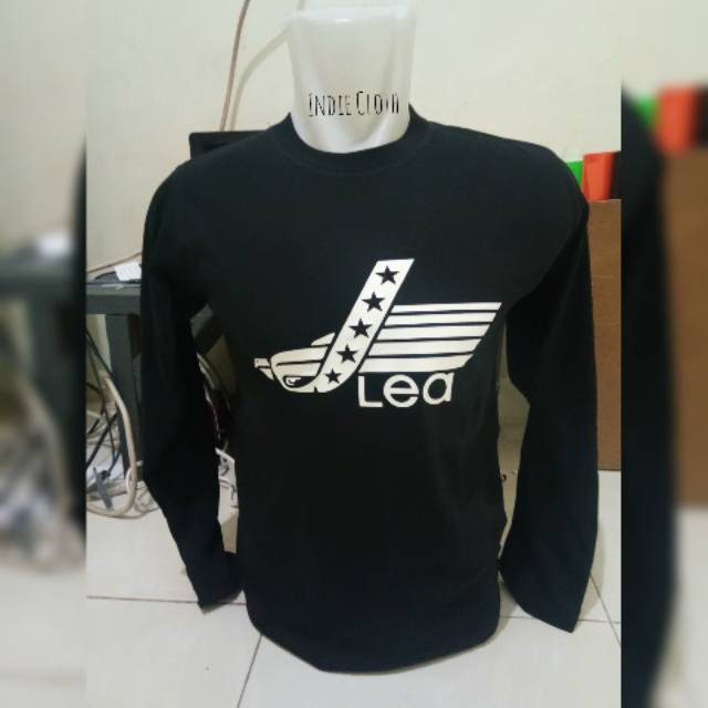 KAOS LEA JEANS CUSTOM DISTRO LENGAN PANJANG