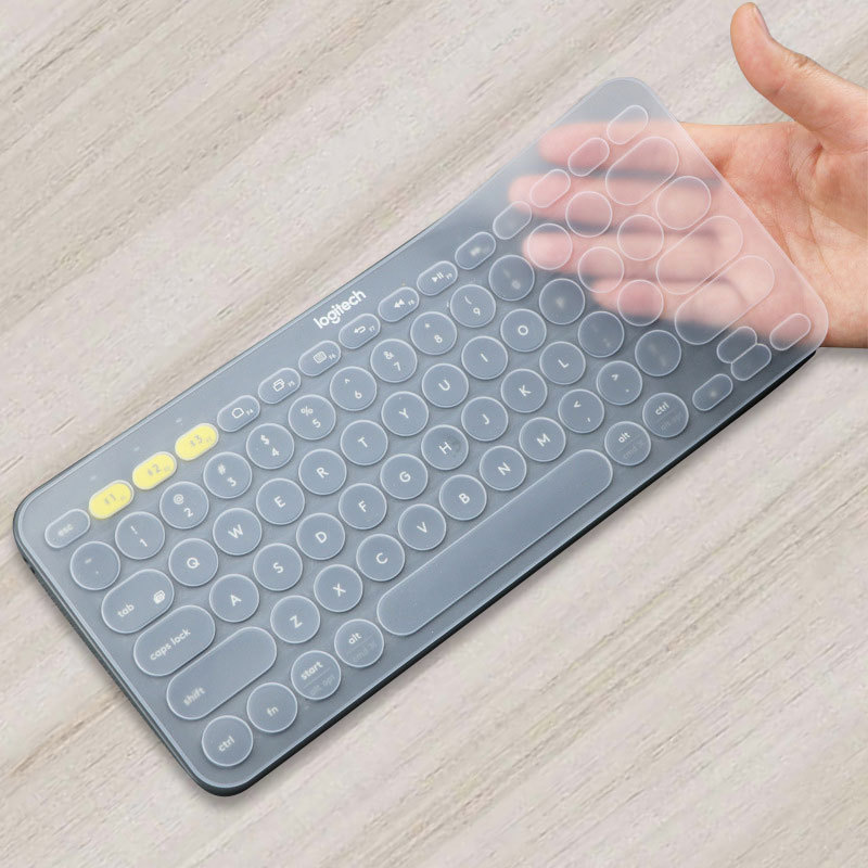 Film Pelindung Keyboard Warna-Warni Silikon Untuk Logitech K380 Bluetooth Dust Proof Keyboard Protective Film