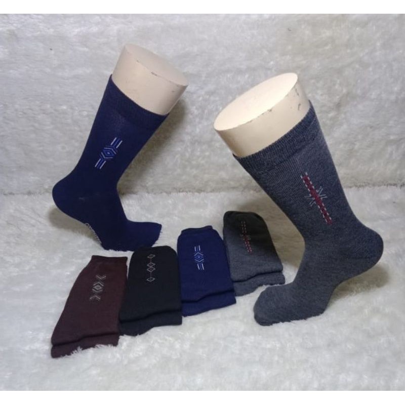 KAUS KAKI PANJANG PRIA MOTIF DEWASA ISI 6 PASANG