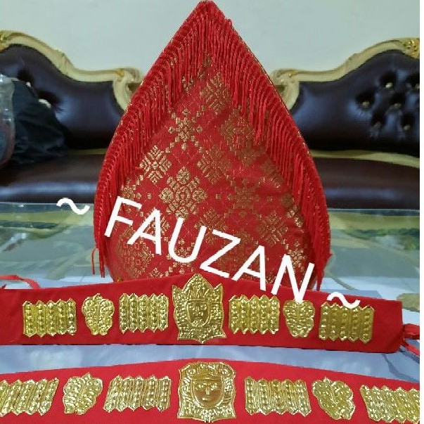 Sepasang set sortali adat batak dewasa // Sortali adat batak