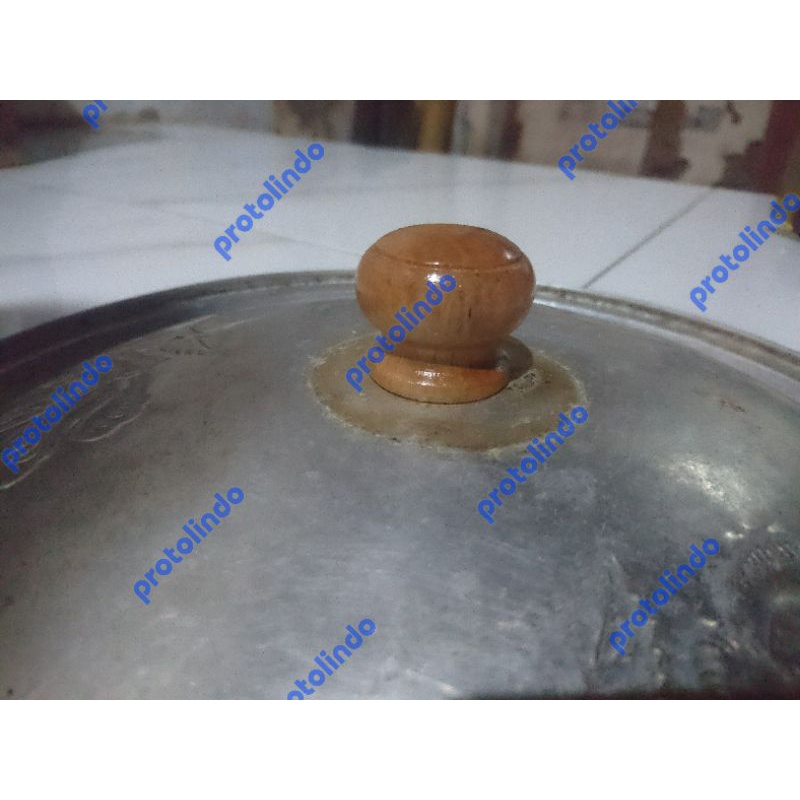 PEGANGAN TUTUP PANCI KAYU ANTI LELEH wajan presto teflon martabak roti bakar pukis serabi kebab baks