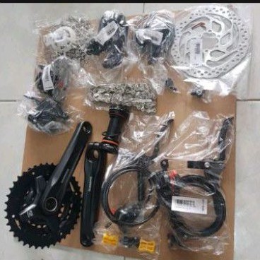 Groupset Shimano Alivio 9 speed M3100 3x9 Speed
