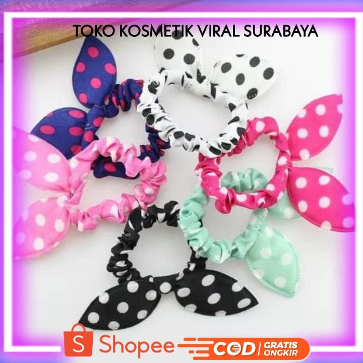 IKAT RAMBUT POLKADOT CHIBI KOREA