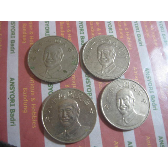 koin taiwan 10 yuan harga perkeping iklan L477