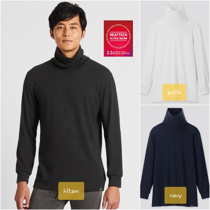 Pria-John-Long- (Original) Uniqlo Heattech Ultra Warm .. Baju Longjhon  Uniqlo Long Jon -Long-John