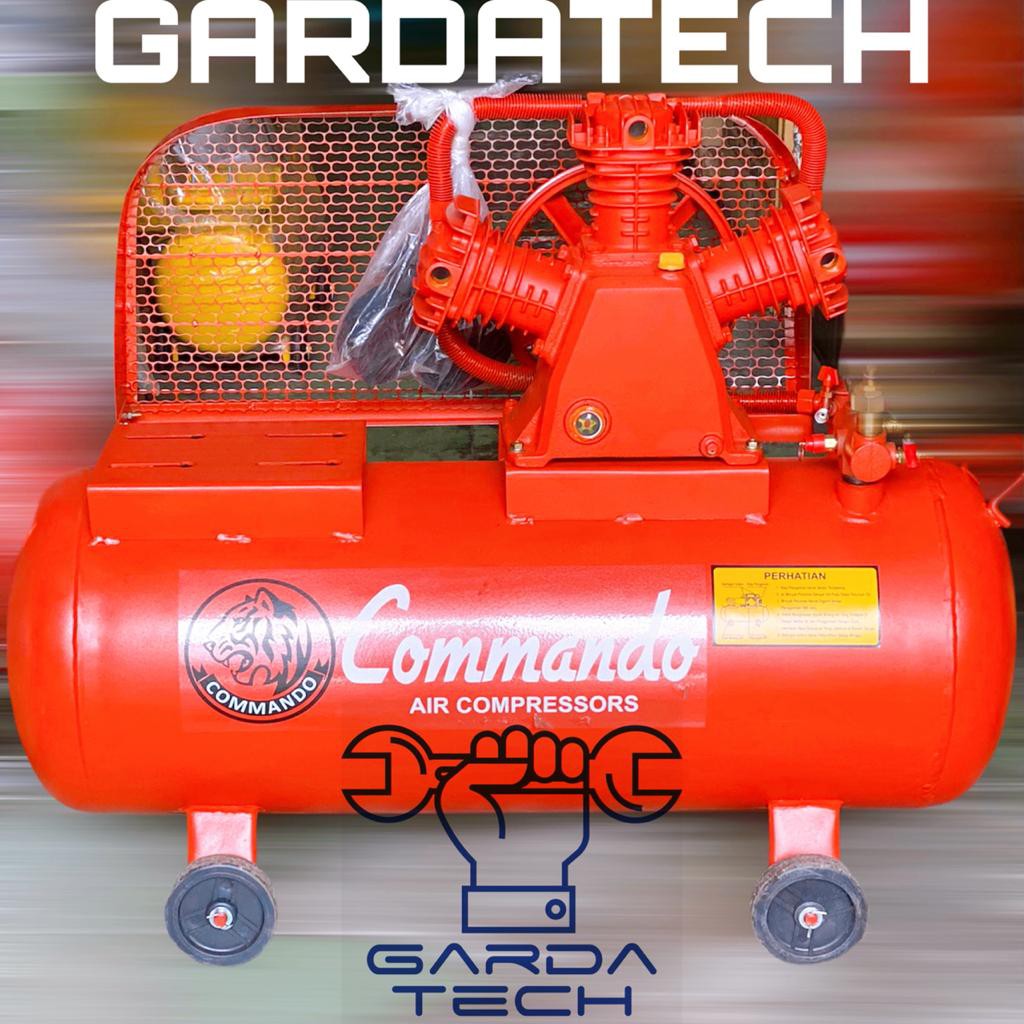 Kompressor Angin 2 HP Commando 3 Piston