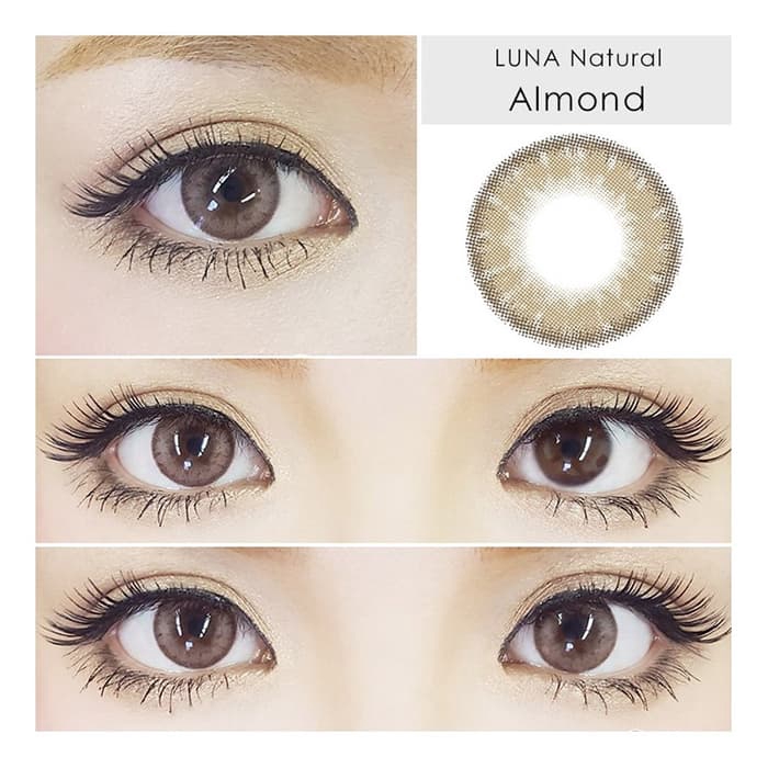 SOFTLENS EOS LUNA NATURAL ALMOND - MINUS / SOFTLENS MATA / LENSA MATA