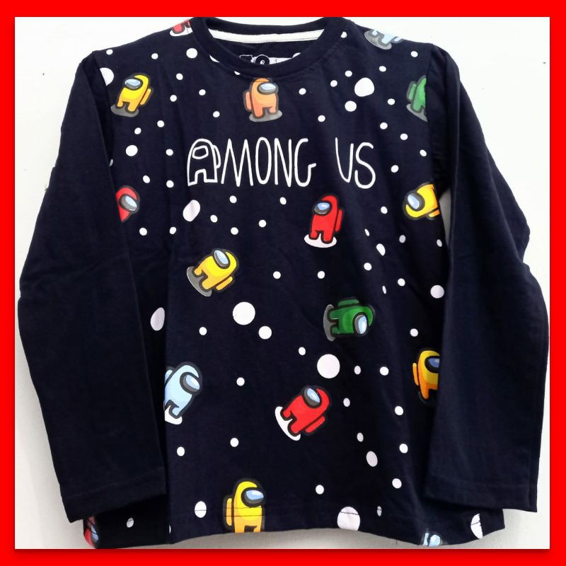 GROSIR KAOS TGN PANJ 1-6,7-10 AMONG US NAVY