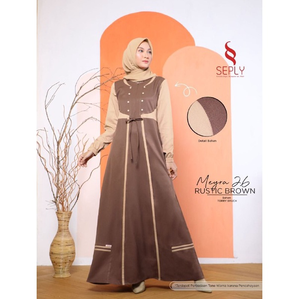 [READY] SEPLY GAMIS MEYRA 26 RUSTIC BROWN