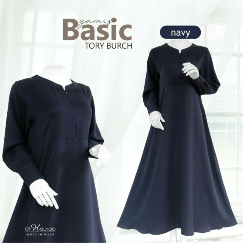 Gamis basic toryburch Alhauraa, gamis alhauraa