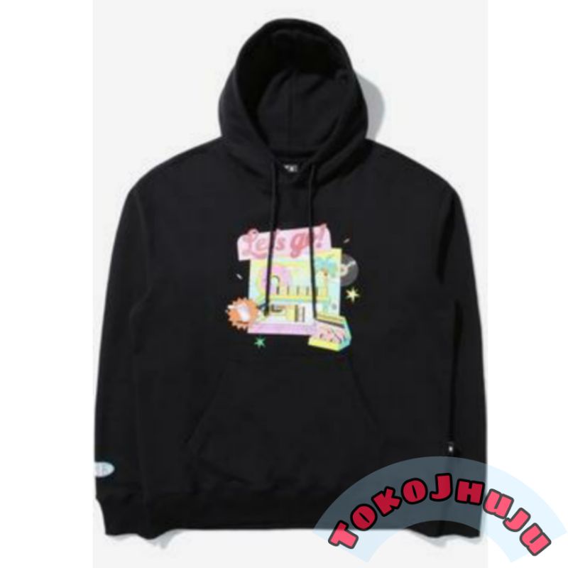 Hoodie Jumper BTS Jungkook Taehyung  Letsgo Donut Dynamite Print DTF