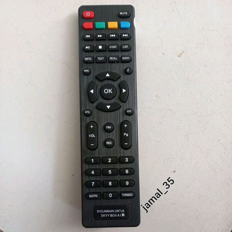 REMOTE REMOT RECIEVER PARABOLA SKYBOX A1/Sky box A1 ORIGINAL PABRIK/KW