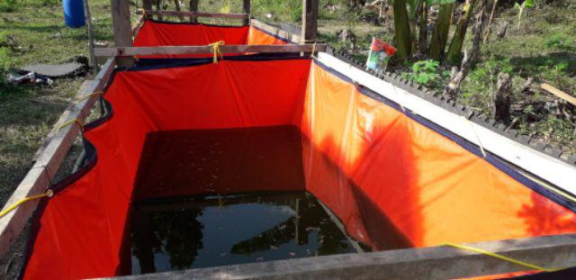 Terpal Kolam Kotak Dimensi 300 Cm X 150 Cm X 100 Cm A12