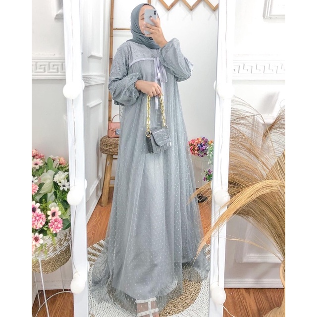 NORA DRESS // dress tile tule tutu dotty dot