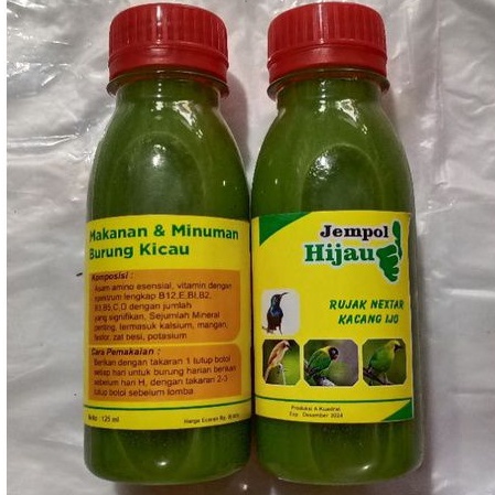 nektar jempol hijau kacang ijo nekstar kolibri konin sogon cucak ijo wulung muncang rujak nextar nek