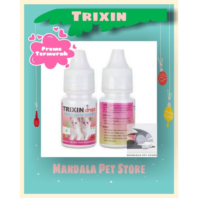 TRIXIN DROP -  Obat Tetes Mata Kucing Anti Infeksi