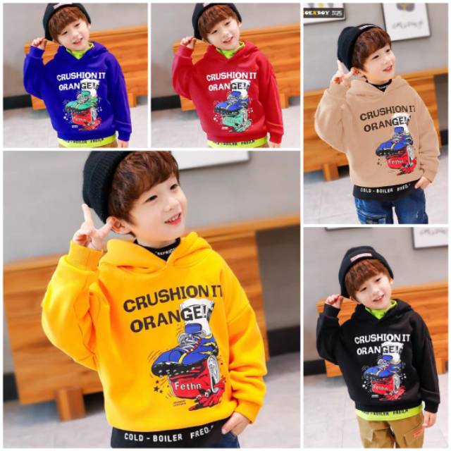 Sweater Hoodie GAVIN KIDS/sweater Hoodie anak/usia 4-6 tahun