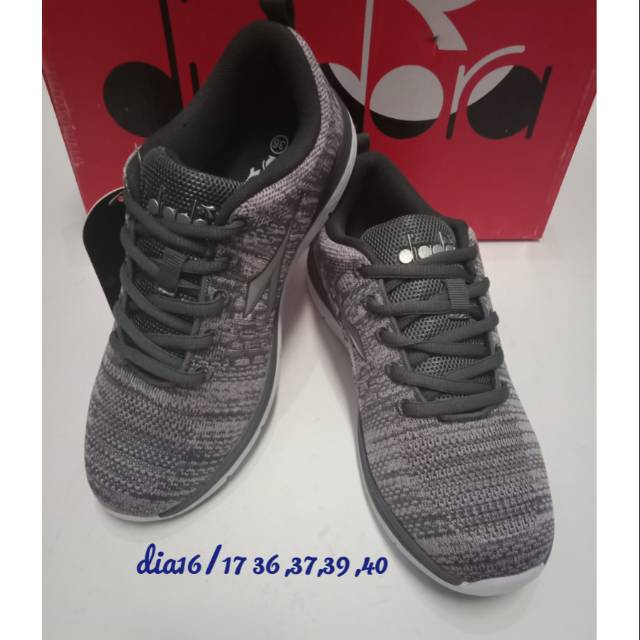 Sepatu Diadora Wanita Liborio grey/pink