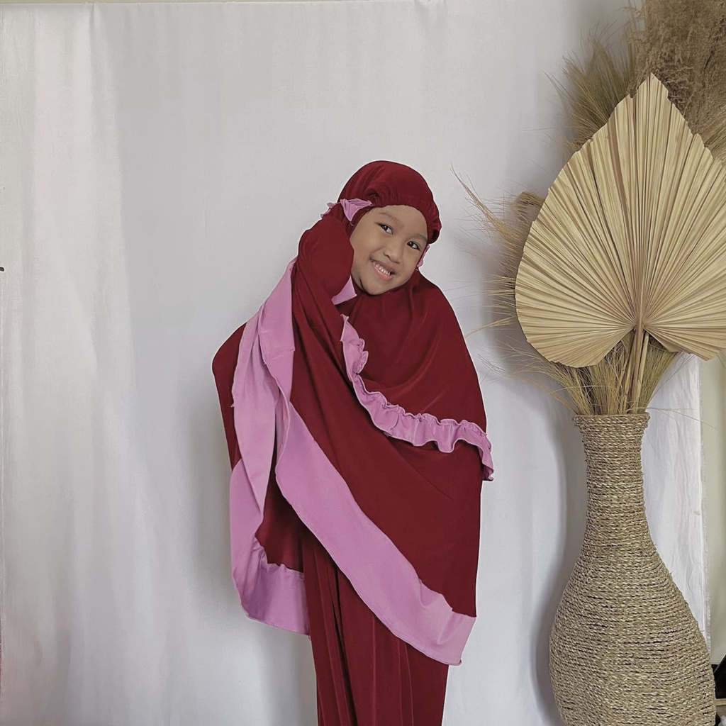 Alny Hijab - Mukena Anak Rempel Terbaru Bahan Jersey