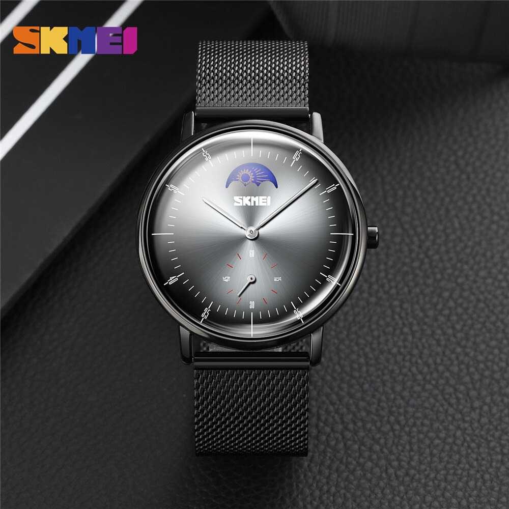 IDN - SKMEI Jam Tangan Analog Pria Strap Stainless Steel - 9245