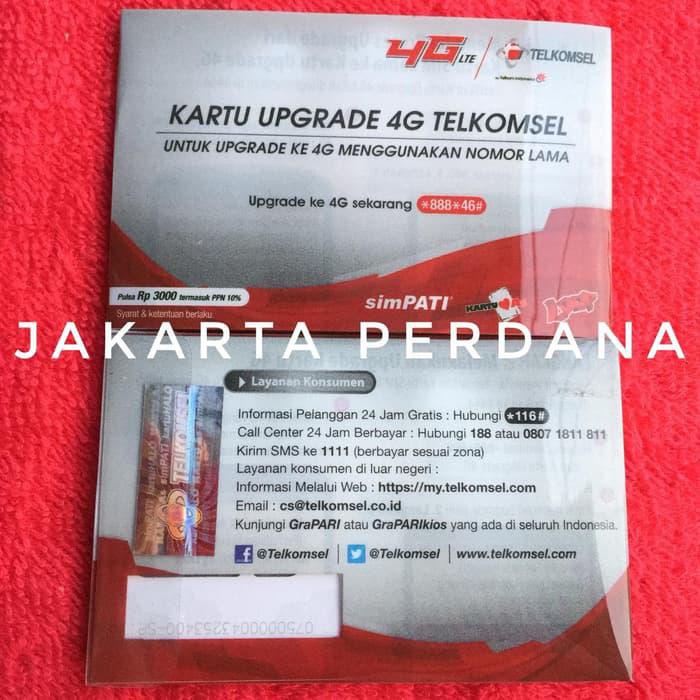 Laku Telkomsel Upgrade 4G | Segel | Kartu Perdana Upgrade Simpati As Loop