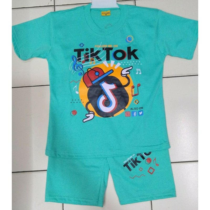 Baju tiktok anak laki-laki size 16,18,20