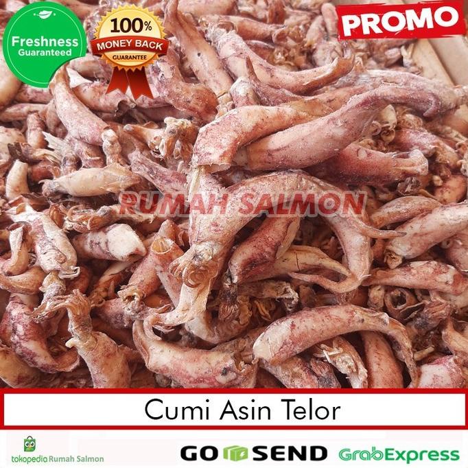 

Ikan Asin Cumi Telor Super - Ikan Asin Cumi Premium 500 Gram (Kering)