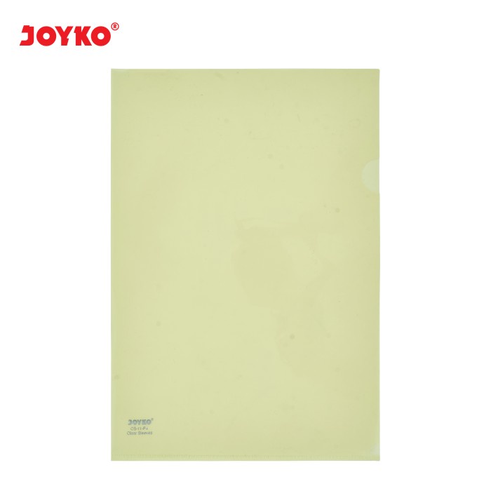 

Map L Plastik Bening Clear Sleeves Joyko CS-11-F4 Pastel Color - Yellow