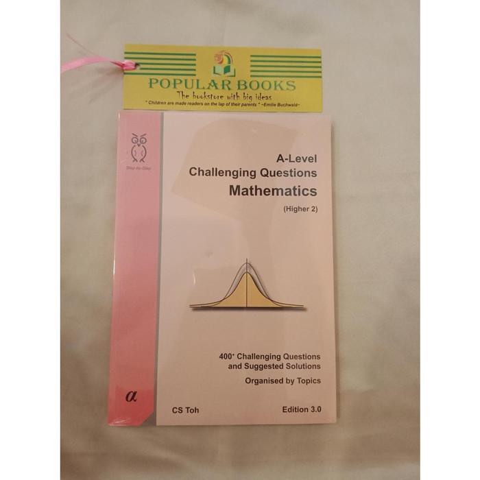 School Book / Cs Toh A Level Challenging Questions Mathematics (Higher 2)Edition 3.0