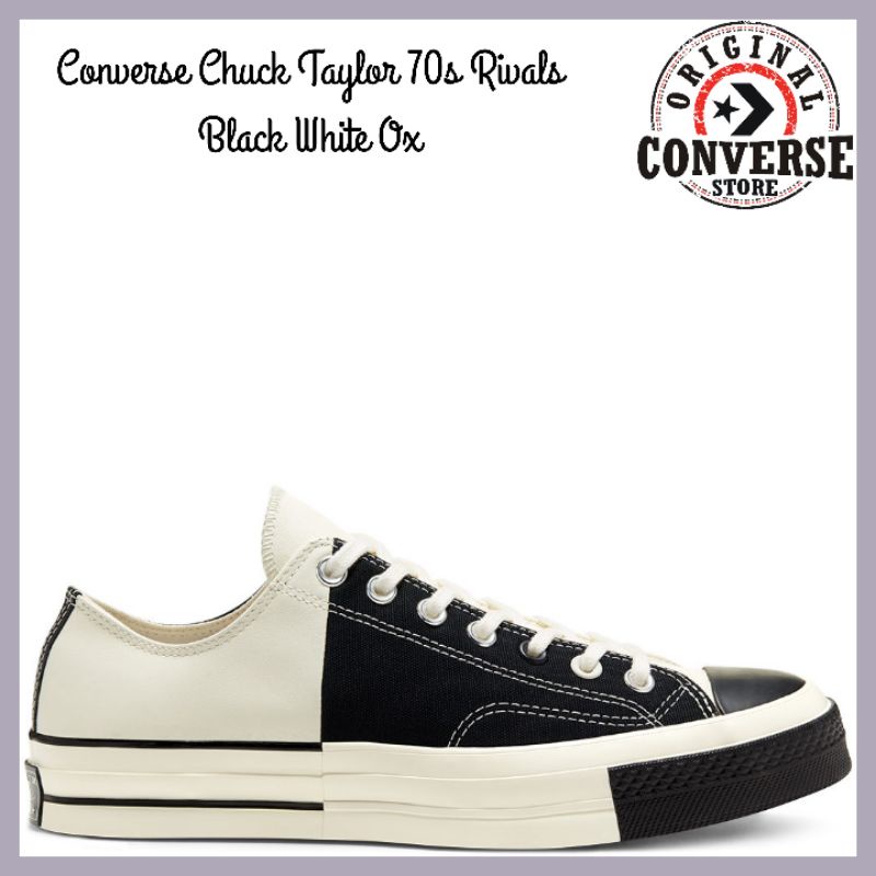 mens black and white chuck taylors