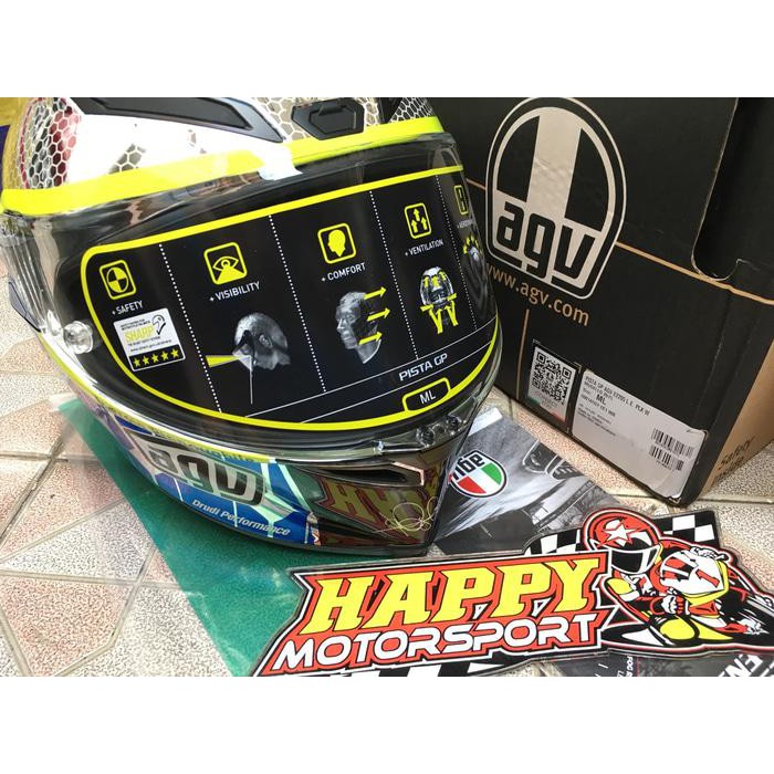 HELM AGV PISTA GP MUGELLO MIRROR ORIGINAL ITALYEUROFIT ML LIMITED(NEW)