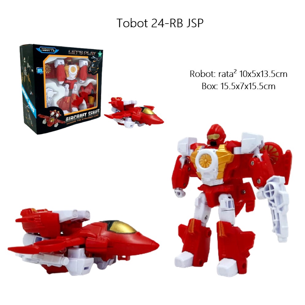 Mainan Robot Anak Tobot Tobot 24-RB JSP