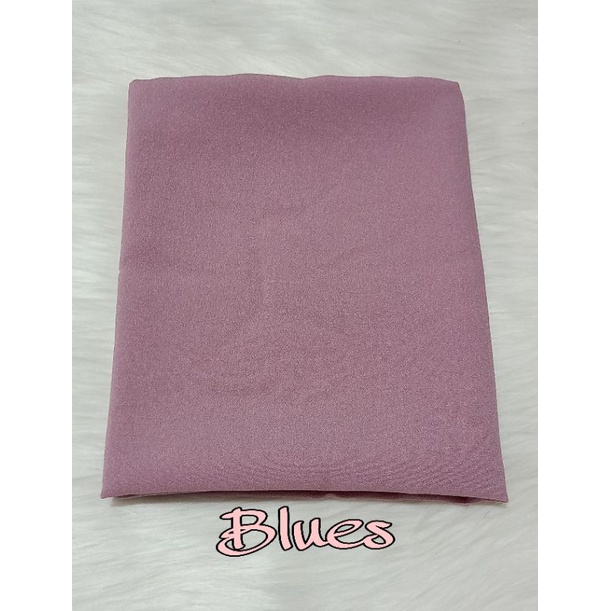 Pashmina Diamond/ Pashmina Polos Isabella/ Pasmina Sabyan Murah 175x75-Blues