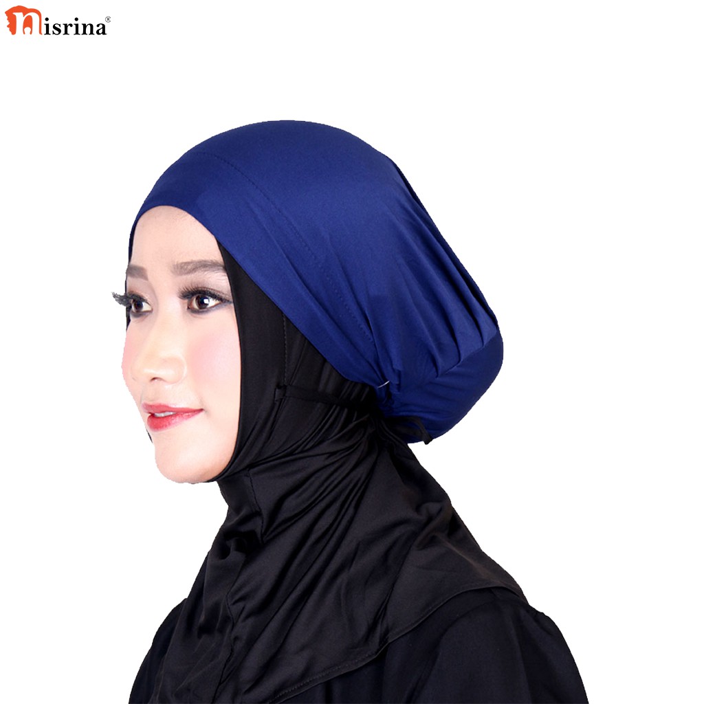 Nisrina Ciput Deby Tanpa Pet - Inner Cepol Bawah Rendah Non Pet Dalaman Kerudung Bahan Spandek Anti 