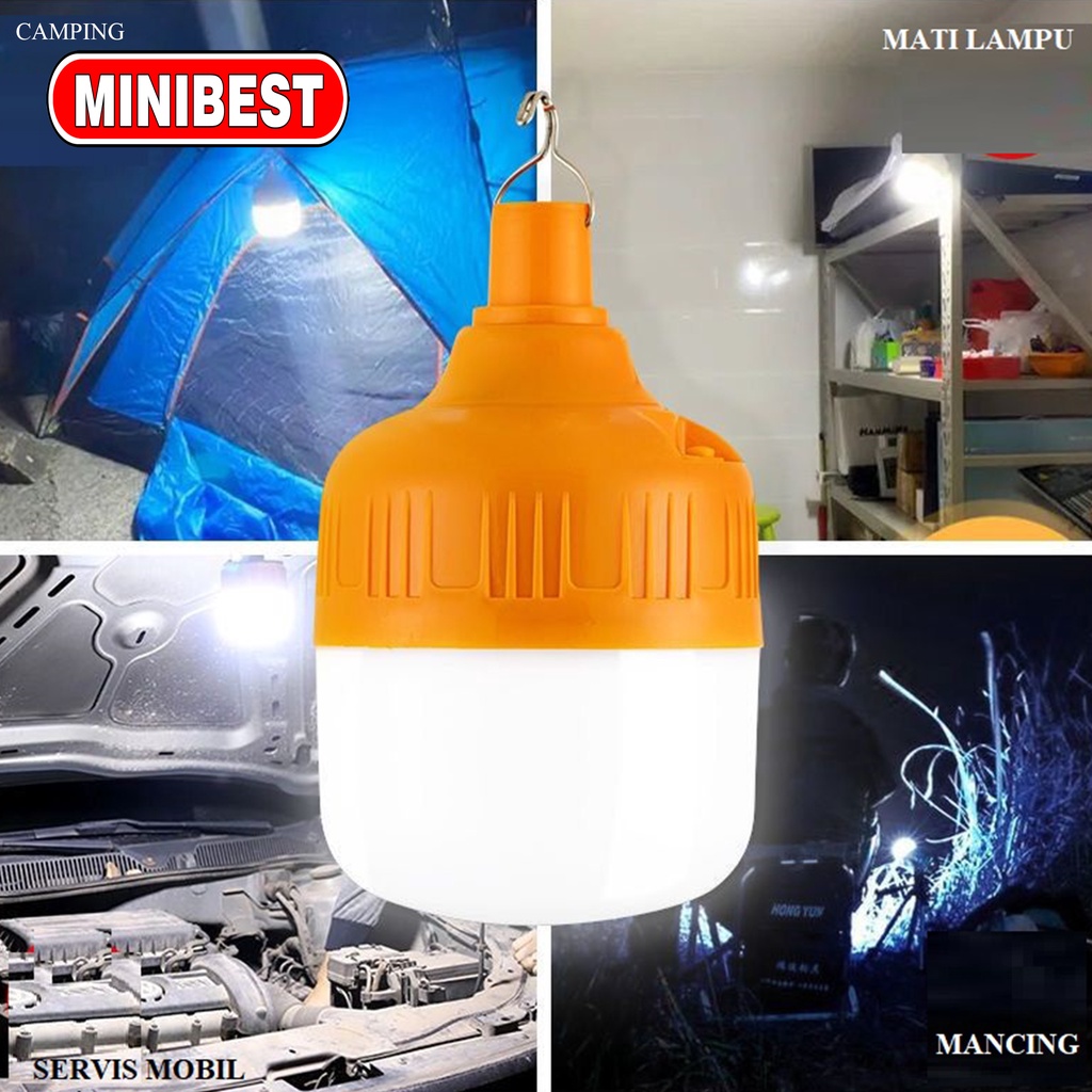 [MB] Lampu Emergency Bulb LED Indoor Outdoor Rechargeable - Lampu Darurat LED Bulb