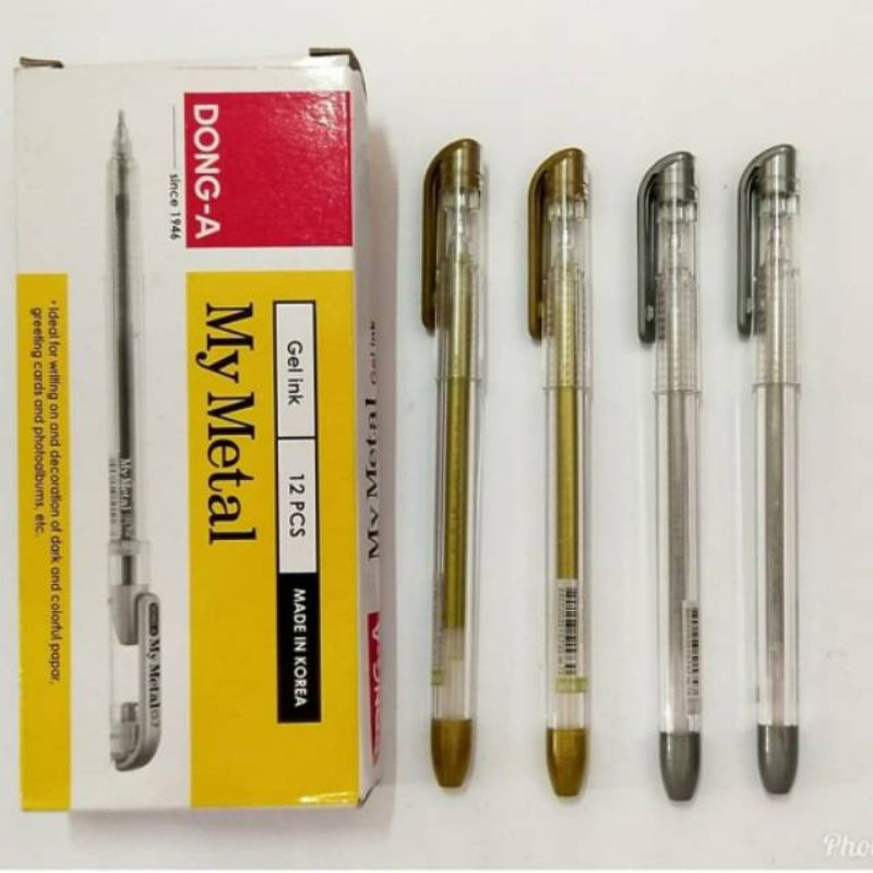 

Pulpen My Metal Gold/Silver 0.7mm (1pc)