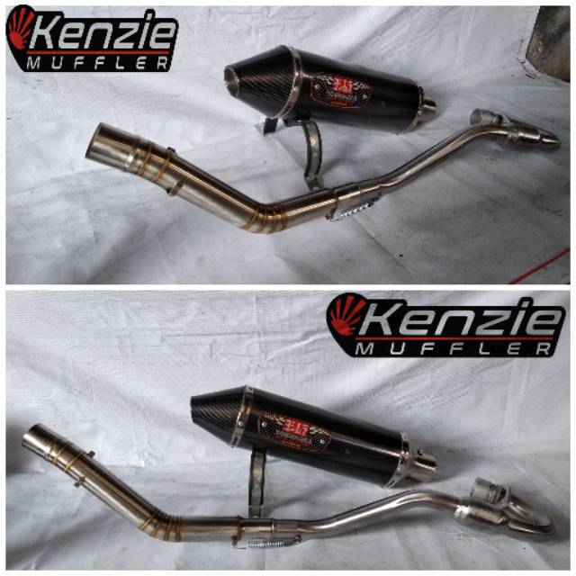 Knalpot Yoshimura karbon pnp KLX 150 S L BF CRF 150L D-TRACKER 150 KLX TIGER VIXION TRIL dll