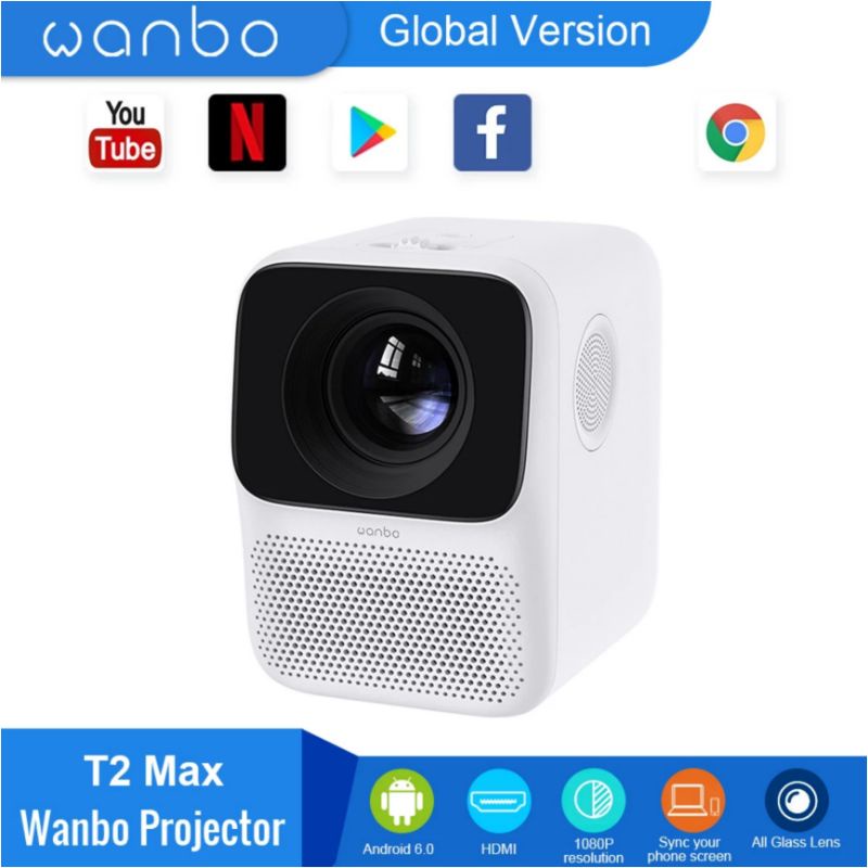 Wanbo T2 Max / X1 / X1 Pro Smart Portable Projector Android TV