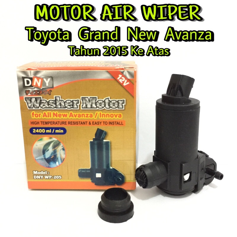 Motor / Dinamo Washer Semprotan Air Tabung Wiper Mobil Toyota Grand New Avanza Tahun 2015 Ke Atas