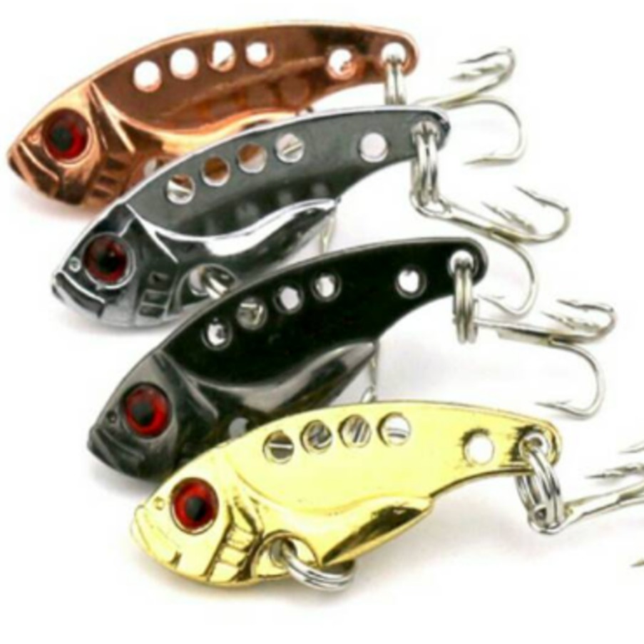 UMPAN CASTING IKAN GABUS AIR LAUT TAWAR LURE METAL SPOON MICRO JIG SPON MINI VIB NO YAJIE HENGJIA
