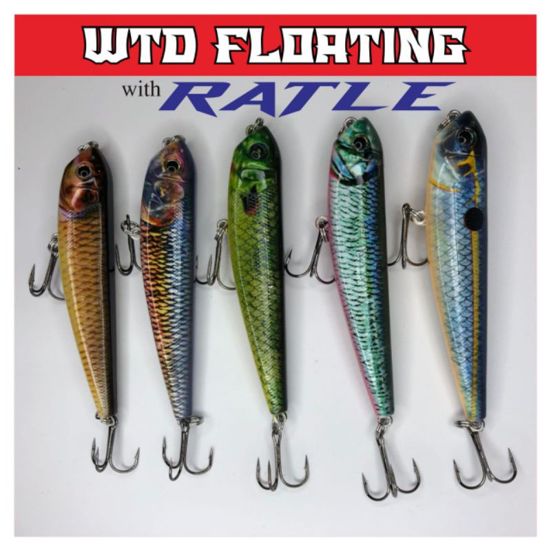 WTD Floating With Ratle Umpan Minnow