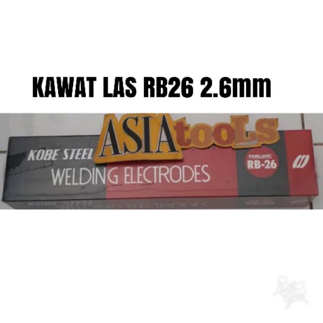 Kawat Las RB26 2.6mm KOBESTEEL ECERAN 1KG