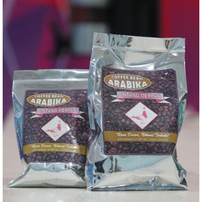 

KOPI ARABICA 200GR KOPI BIJI BINTANG MERPATI ARABICA 100%