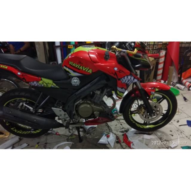 Stiker new vixion advance