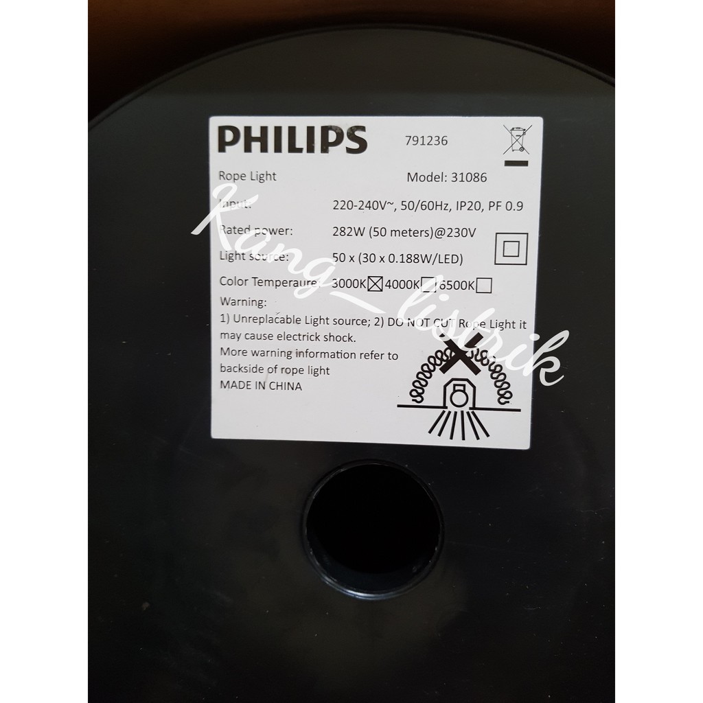 PHILIPS LED DLI31086 4,6Watt / Lampu Selang Philips Per Meter