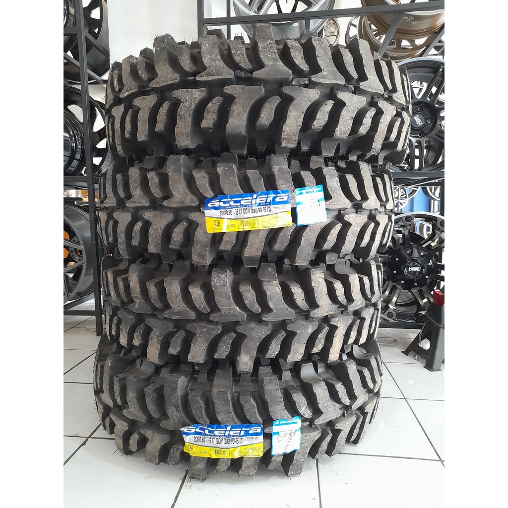 BAN MOBIL OFFROAD ACCELERA BADAK X-TREME UKURAN 35 10,5 RING 15